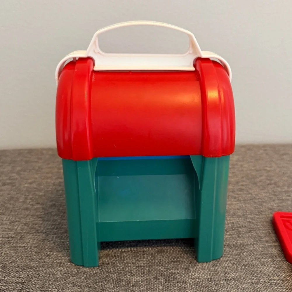 Fisher-Price Vintage 1989 Sort ‘n Stack Mailbox MISSING 1 LETTER MINOR DAMAGE